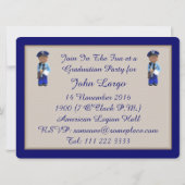 Uitnodiging van de academie van de politie (Achterkant)