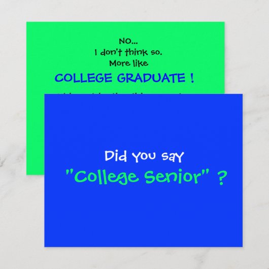 Uitnodiging van de Academische GraduPartij (Voorkant / Achterkant)