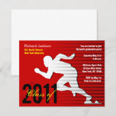 Uitnodiging van de afstuderen-sportpartij (Voorkant / Achterkant)