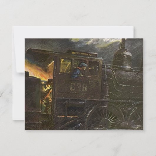 Uitnodiging van de aftredende partij RR Stooklocom (Voorkant)