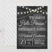 Uitnodiging van de aftredingspartij (Voorkant / Achterkant)