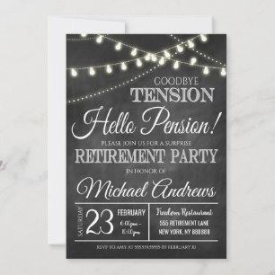 Uitnodiging van de aftredingspartij