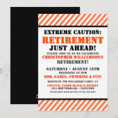 Uitnodiging van de aftredingspartij (Voorkant / Achterkant)