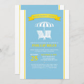 Uitnodiging van de aftredingspartij (Voorkant / Achterkant)