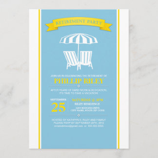 Uitnodiging van de aftredingspartij