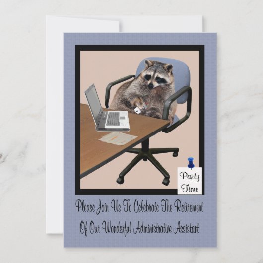 Uitnodiging van de aftredingspartij (Voorkant)