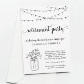 Uitnodiging van de aftredingspartij