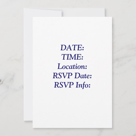 Uitnodiging van de aftredingspartij (Achterkant)