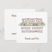 Uitnodiging van de aftredingspartij (Voorkant / Achterkant)