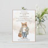 Uitnodiging van de aftredingspartij (Staand voorkant)