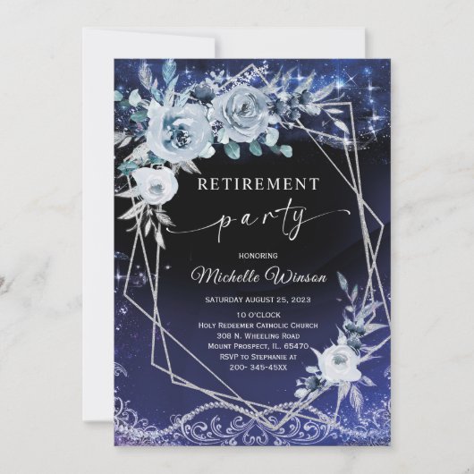 Uitnodiging van de aftredingspartij (Voorkant)