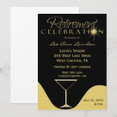 Uitnodiging van de aftredingspartij (Voorkant / Achterkant)