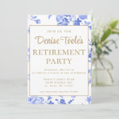 Uitnodiging van de aftredingspartij (Staand voorkant)