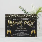 Uitnodiging van de aftredingspartij voor ondernemi (Staand voorkant)