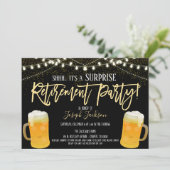 Uitnodiging van de aftredingspartij voor ondernemi (Staand voorkant)