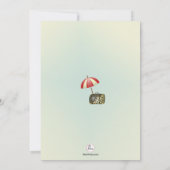 Uitnodiging van de aftredingspartij voor reisplann (Achterkant)