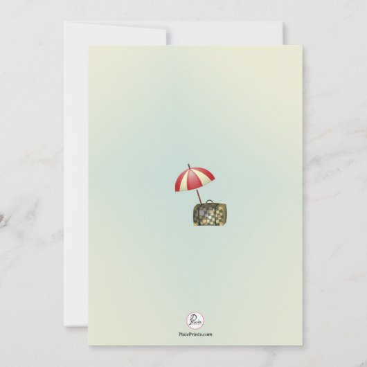 Uitnodiging van de aftredingspartij voor reisplann (Achterkant)