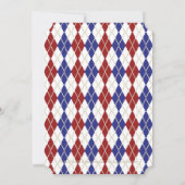 Uitnodiging van de Amerikaanse Argyle Party (Achterkant)