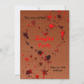 Uitnodiging van de anti-Valentijnsdag partij (Voorkant)