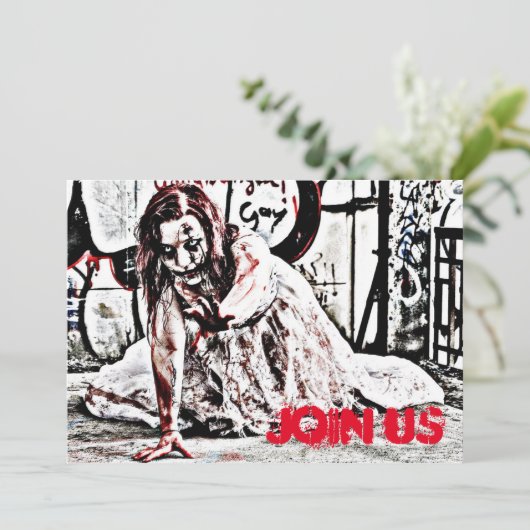 Uitnodiging van de Apocalypse Partij (Staand voorkant)