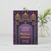 Uitnodiging van de Arabische Nacht Partij 3 (Staand voorkant)