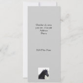 Uitnodiging van de Arabische Paard (Achterkant)