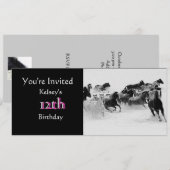 Uitnodiging van de Arabische Paard (Voorkant / Achterkant)