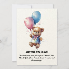 Uitnodiging van de baby shower