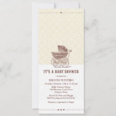 uitnodiging van de baby shower (Voorkant)