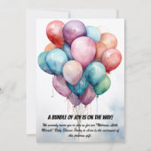 Uitnodiging van de baby shower (Voorkant)