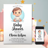 Uitnodiging van de baby shower