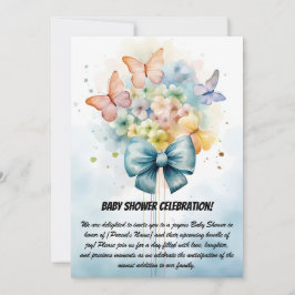 Uitnodiging van de baby shower