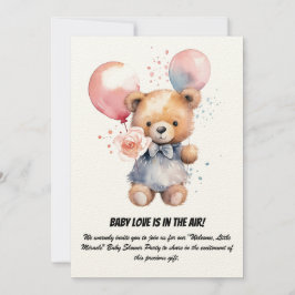 Uitnodiging van de baby shower