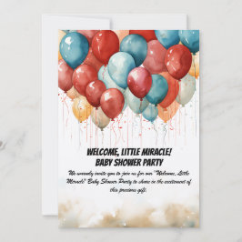 Uitnodiging van de baby shower