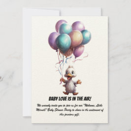 Uitnodiging van de baby shower