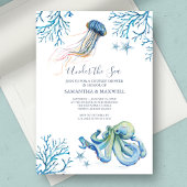 Uitnodiging van de Baby shower van de waterverf ui