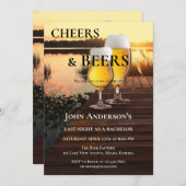 Uitnodiging van de Bachelor-partij (Voorkant / Achterkant)