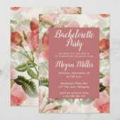 uitnodiging van de Bachelorette (Voorkant / Achterkant)