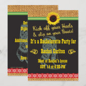 Uitnodiging van de Bachelorette-partij (Voorkant / Achterkant)