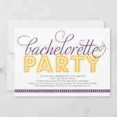 Uitnodiging van de Bachelorette van BrightStor (Voorkant)