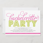 Uitnodiging van de Bachelorette van BrightStor (Voorkant)