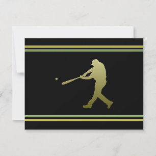 Uitnodiging van de Baseball Party