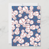 Uitnodiging van de Baseball Party (Achterkant)