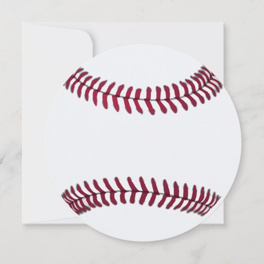 Uitnodiging van de Baseball-wedstrijd voor jongen (Achterkant)