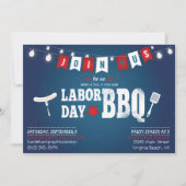 Uitnodiging van de BBQ-partij op de Dag van de Arb (Voorkant)