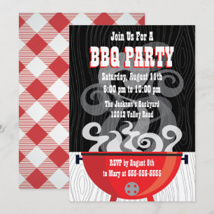 Uitnodiging van de BBQ-partij rokin