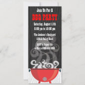 Uitnodiging van de BBQ-partij rokin (Voorkant)