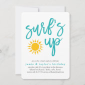 Uitnodiging van de beide partijen van het surf (Voorkant)