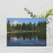 Uitnodiging van de bergMeer-Pensioneringspartij (Staand voorkant)