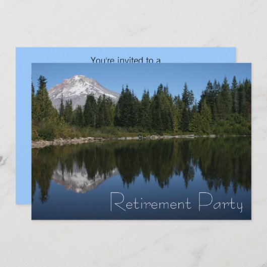 Uitnodiging van de bergMeer-Pensioneringspartij (Voorkant / Achterkant)